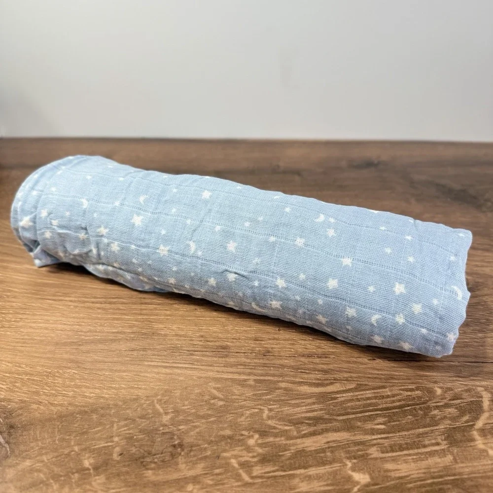 Aden + Anais Safari‎ Animal Baby Swaddle Blanket Blue Starry Night 47